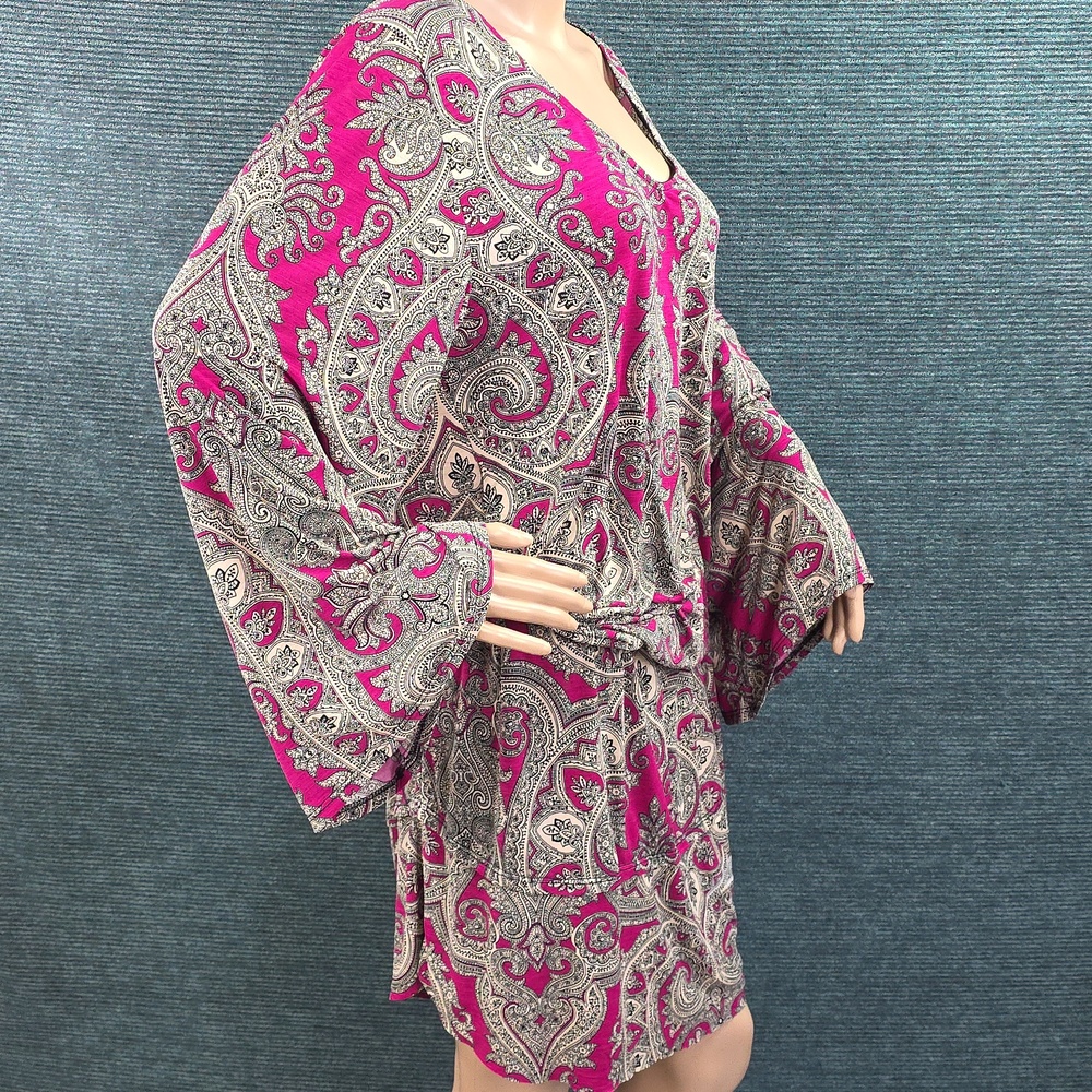 Karl Lagerfeld Paisley Dress, Rare,  Hard To Find! - Picture 10 of 16